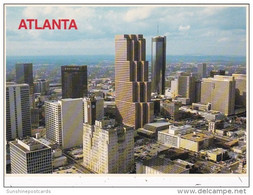 Georgia Atlanta Skyline Showing Georgia-Pacific Building & Peachtree Plaza Hotel - Atlanta