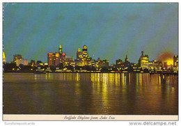 New York Buffalo Skyline From Lake Erie 1973 - Buffalo