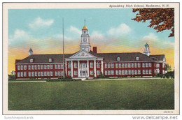 New Hampshire Rochester Spaulding High School Curteich - Rochester