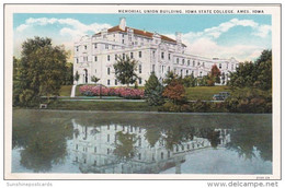 Iowa Ames Memorial Union Building Iowa State College Curteich - Ames