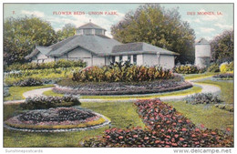 Iowa Des Moines Flower Beds Union Park - Des Moines