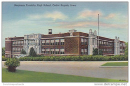 Iowa Cedar Rapids Benjamin Franklin High School 1941Curteich - Cedar Rapids