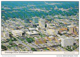 North Carolina Greensboro Aerial View 1988 - Greensboro