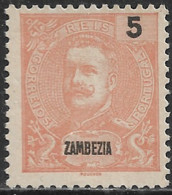 Zambezia – 1898 King Carlos 5 Réis Mint Stamp - Zambezia