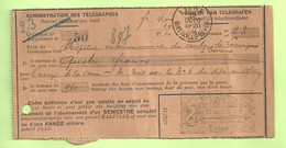 Dokument (Recu) Met Stempel TELEPHONES /PAYE/ BUREAU CENTRAL DE LIEGE + Stempel LIEGE QUITTANCES-DEPOT !!!(B5159) - Teléfono [TE]