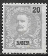 Zambezia – 1898 King Carlos 20 Réis Mint Stamp - Zambeze