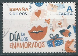 ESPAGNE SPANIEN SPAIN ESPAÑA 2021 VALENTINE'S DAY DÍA DE LOS ENAMORADOS USED ED 5456 MI 5500 YT 5210 SC 4491 SG 5456 - Used Stamps