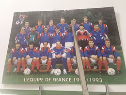 EQUIPE FRANCE FOOT 1992/93 - Sportsmen