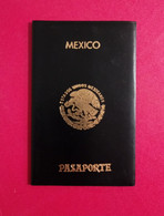 Mexico Passport Leather Cover - Documents Historiques