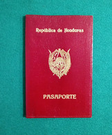Honduras Passport Leather Cover - Historical Documents