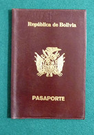 Bolivia  Passport Leather Cover - Historical Documents