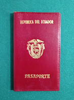 Ecuador  Passport Leather Cover - Historical Documents