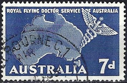 Australia 1957 - Mi 278 - YT Pa 9 ( Service " Flying Doctor " ) - Usados