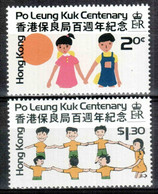 Hong Kong 1978 S#349-350 Centenary Of Po Leung Kuk MNH - Ongebruikt