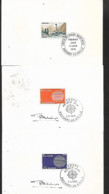 Andorre Francais De 1970 En Premier Jour Des N° N°202 A 204 - Lettres & Documents