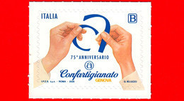 Nuovo - MNH - ITALIA - 2020 - 75 Anni Della Confartigianato Di Genova – Mani – Logo - B - 2011-20:  Nuevos