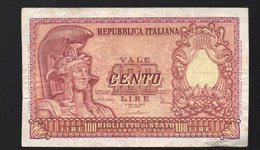 Italie: Billet 100 Lires  Biglietto Di Stato  (PPP35449) - 100 Lire