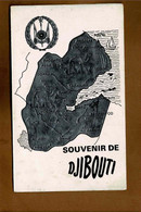 Carte Géographique Souvenir De Djibouti - Mapas