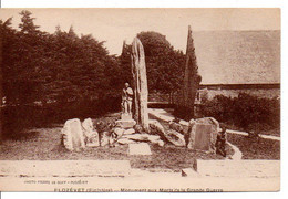 Carte Postale Ancienne Plozévet - Monument Aux Morts De La Grande Guerre - Plozevet