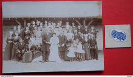 ALBUMINÉE SUR CARTON. MARIAGE, NOCES, CANDÉ, MAINE-ET-LOIRE, FEMMES A COIFFES, 49, ANJOU - Ancianas (antes De 1900)