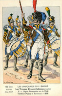 Militaria * Illustrateur H. Boisselier * Les Uniformes Du 1er Empire * Troupes Franco Italiennes * Légion Piémontaises - Uniformen