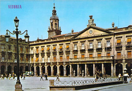 Vitoria - Place D'Espagne Et Hôtel De Ville - Álava (Vitoria)