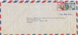 Jamaica Air Mail Cover Sent To Germany Montego Bay 27-8-1962 Overprinted INDEPENDENDENCE Stamps - Jamaica (1962-...)