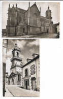 D 29   CHATEAUNEUF DU FAOU  2 Cartes L EGLISE  N0111 - Châteauneuf-du-Faou