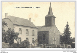 LES HAYONS ..-- L ' Eglise . 1910 Vers POUPEHAN ( Melle Félicie DANLOY - DEPREZ ) . Signé : Edouard . Voir Verso . - Bouillon