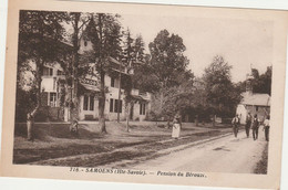 SAMOENS   74  HAUTE SAVOIE   CPSM   PENSION  DU BEROUZE - Samoëns