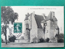 18 ,  Saint Amand Montrond , Le Château Du Vernay En 1908 - Saint-Amand-Montrond