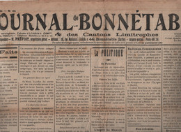 JOURNAL DE BONNETABLE 18 11 1938 + SUPPLEMENT - ACCORDS MUNICH - MAROLLES - TORCE - PREVELLES - AULAINES - - Allgemeine Literatur