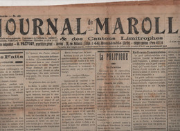 JOURNAL DE MAROLLES 18 11 1938 + SUPPLEMENT - ACCORDS MUNICH - MAROLLES - TORCE - PREVELLES - AULAINES - - General Issues