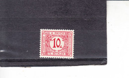 CONGO BELGA 1923-9 -  Yvert   T 67(*) - A Payer - Neufs