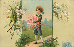 CARTE GAUFREE  -  Fleurs Le Muguets - Fleurs