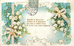 CARTE GAUFREE  -  Fleurs Le Muguets - Flores
