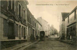 Liancourt St Pierre * Rue Du Général Menard * Café * Attelage - Liancourt