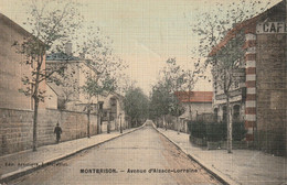 Carte Postale Ancienne De La Loire - Montbrison - Avenue Alsace Lorraine - Montbrison