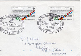 51552 - Bund - 1983 - 2@60Pfg. CEPT '82 A Bf BAYREUTH - RICHARD-WAGNER-FESTSPIELE ... -> Grossbritannien - Music