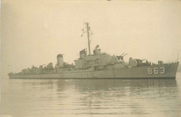 STEINAKER * Carte Photo * Destroyer Américain * Militaria * Navire De Guerre Bateau * Photo BYTCHKOVSKY Bordeaux - Warships