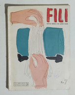 60744 Rivista Punto Croce - Fili N.76 Aprile 1940 - ED. Domus - Fashion