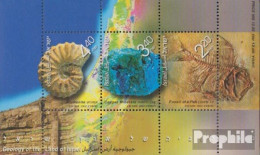 Israel Block66 (kompl.Ausg.) Postfrisch 2002 Geologische Funde - Nuovi (senza Tab)