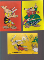 Lot De 3 CP / Uderzo / Héros Du Journal Pilote / N°51 54 58 / Asterix, Abraracourcix - Other Illustrators
