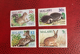 MALAWI 1984 Complete 4v Neuf MNH ** Mi YT 424 / 427a Mamíferos Mammals Säugetiere Mammiferi Mammifère - Autres