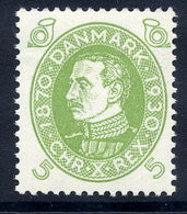 DENMARK 1930 Birthday Of King Christian X 5 Øre MNH / **.  Michel 185 - Neufs