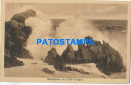 182994 CHILE ROMPIENTE EN EL CABO GRAPER POSTAL POSTCARD - Chili