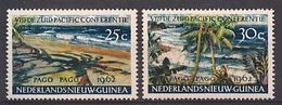 Nederlands Nieuw Guinea NVPH Nr 76/77 Ongebruikt/MH Pago Pago 1962 - Nederlands Nieuw-Guinea