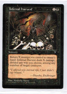 MAGIC The GATHERING  "Infernal Harvest"---VISIONS (MTG--150-5) - Andere & Zonder Classificatie