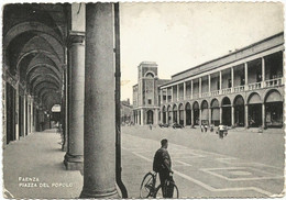 AB2938 Faenza (Ravenna) - Piazza Del Popolo / Viaggiata 1955 - Faenza