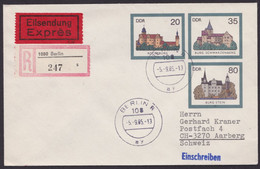 U 2, R-Eilboten In Die Schweiz, Ankunft - Briefomslagen - Gebruikt